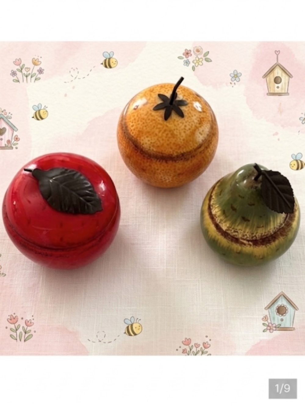 Better Homes and Gardens Fruit-Shaped Storage Containers - Red, Orange, …